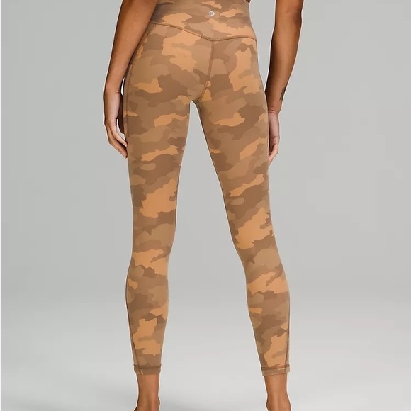 NEW! $128 Align High Rise HR Pant 25” Pockets 18 Heritage 365 Camo Beige Multi - Picture 10 of 12